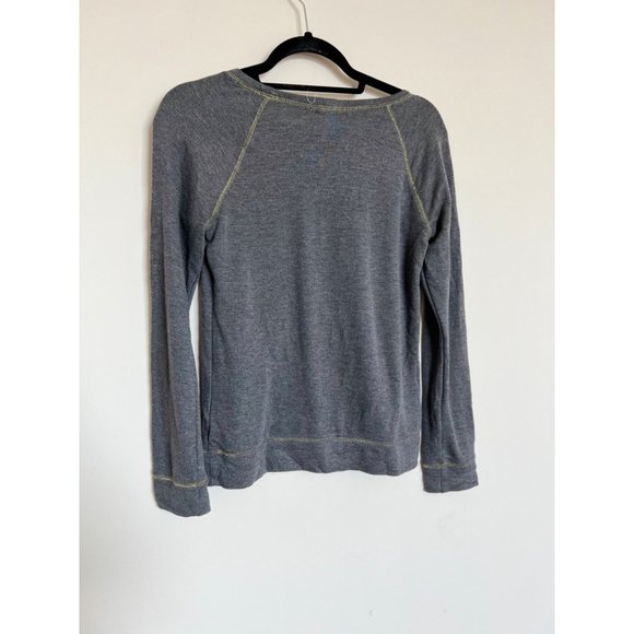 Ten Sixty Sherman Girls  Grey Long Sleeve Logo Top - XL - Picture 2 of 5